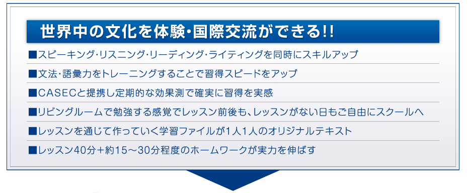 世界中の文化を体験・国際交流ができる